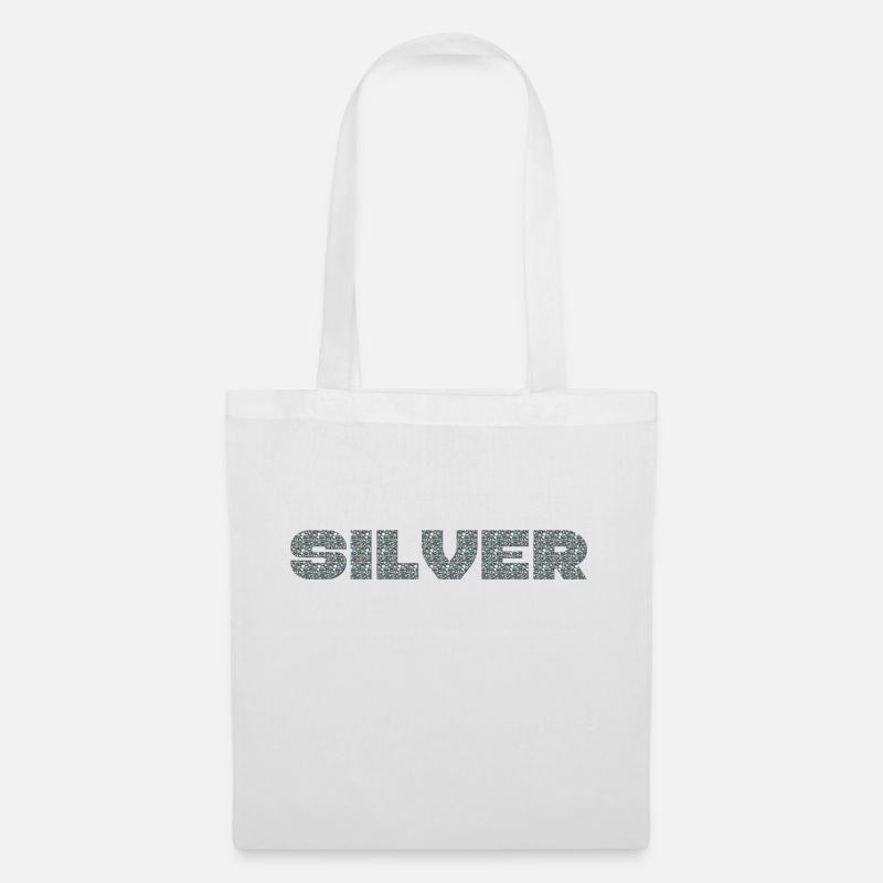 Silver - Stoffbeutel - Weiß
