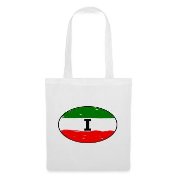 Autocollants Italie - Sac en tissu - blanc - Devant