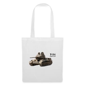 Panzer - Stoffbeutel - Weiß - Vorne