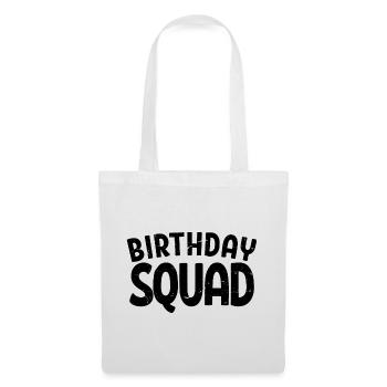 Birthday Squad Matching Group Cadeau de fête d’anniversaire - Sac en tissu - blanc - Devant