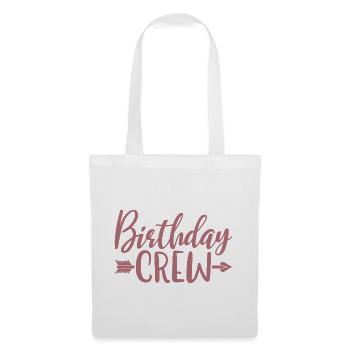 Birthday Crew Matching Group Birthday Party Outfit - Tote Bag - white - Front