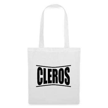 Idée cadeau t-shirt Cleros - Sac en tissu - blanc - Devant