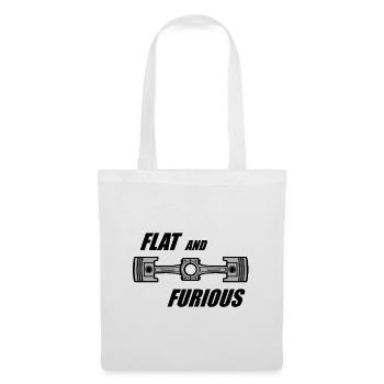 Flat and Furious - Tote Bag - white - Front