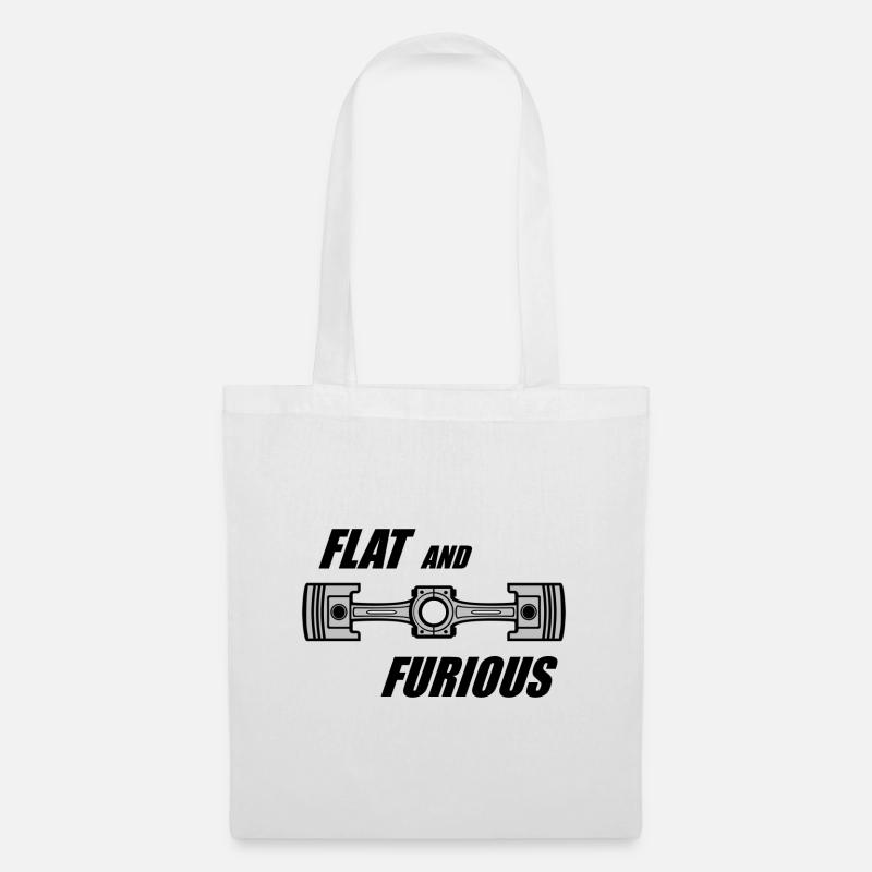 Flat and Furious - Tote Bag - white