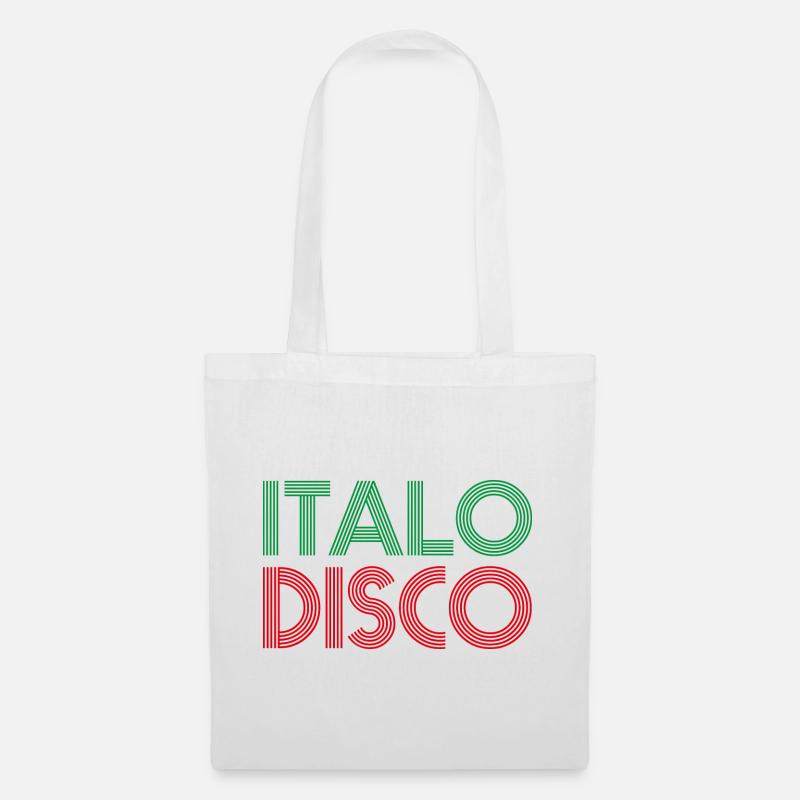 ITALO DISCO - Stoffbeutel - Weiß