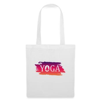 Yoga - Stoffbeutel - Weiß - Vorne