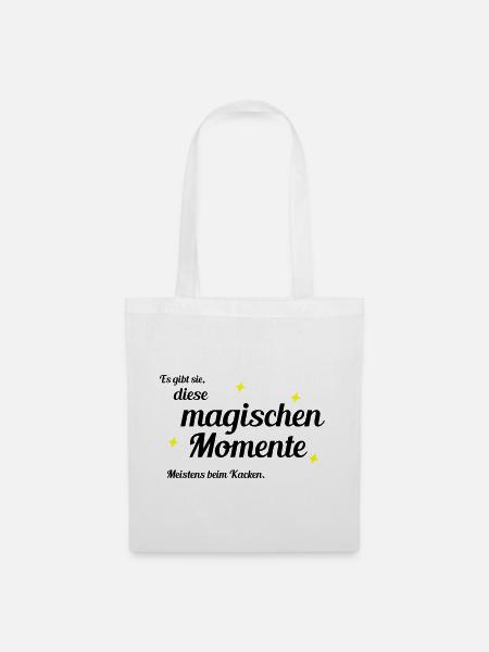 Magische Momente - Stoffbeutel - Weiß