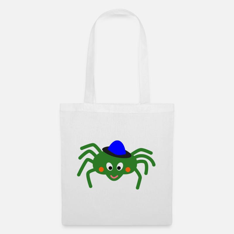 Clownspinne - Stoffbeutel - Weiß