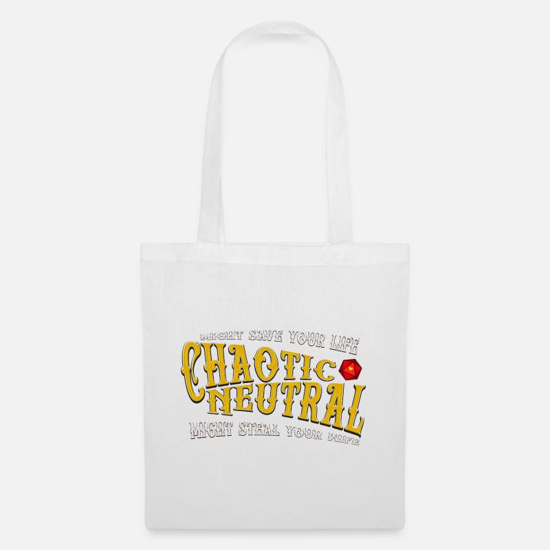 Chaotic Neutral - Tote Bag - white