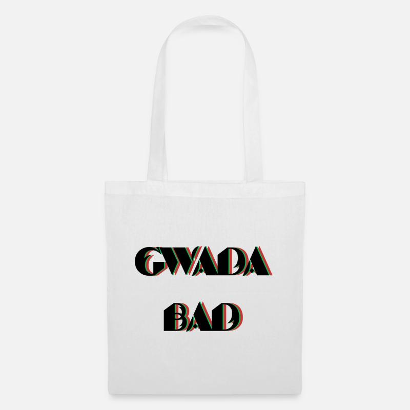 gwada_bad - Stoffbeutel - Weiß