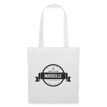 Marseille Apéro Plage Coordonnées - Sac en tissu - blanc - Devant