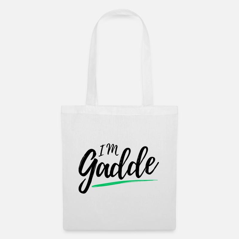 Im Gadde – Logo Dunkel - Stoffbeutel - Weiß