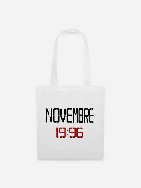 Geburtstag, November 1996 Englisch - Stoffbeutel - Weiß