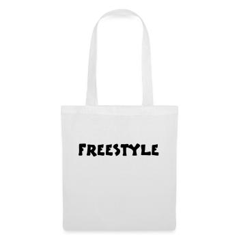 freestyle2_vec_1 - Stoffbeutel - Weiß - Vorne