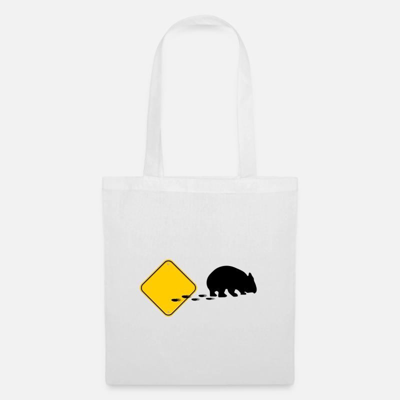 Wombat, Break out !!! - Stoffbeutel - Weiß
