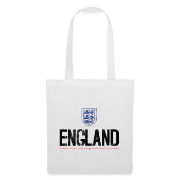 Retro Vintage England Flagge - Stoffbeutel - Weiß - Vorne