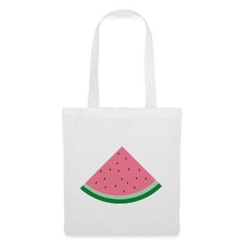 Frisches Wassermelonen Motiv Geschenk Idee - Stoffbeutel - Weiß - Vorne