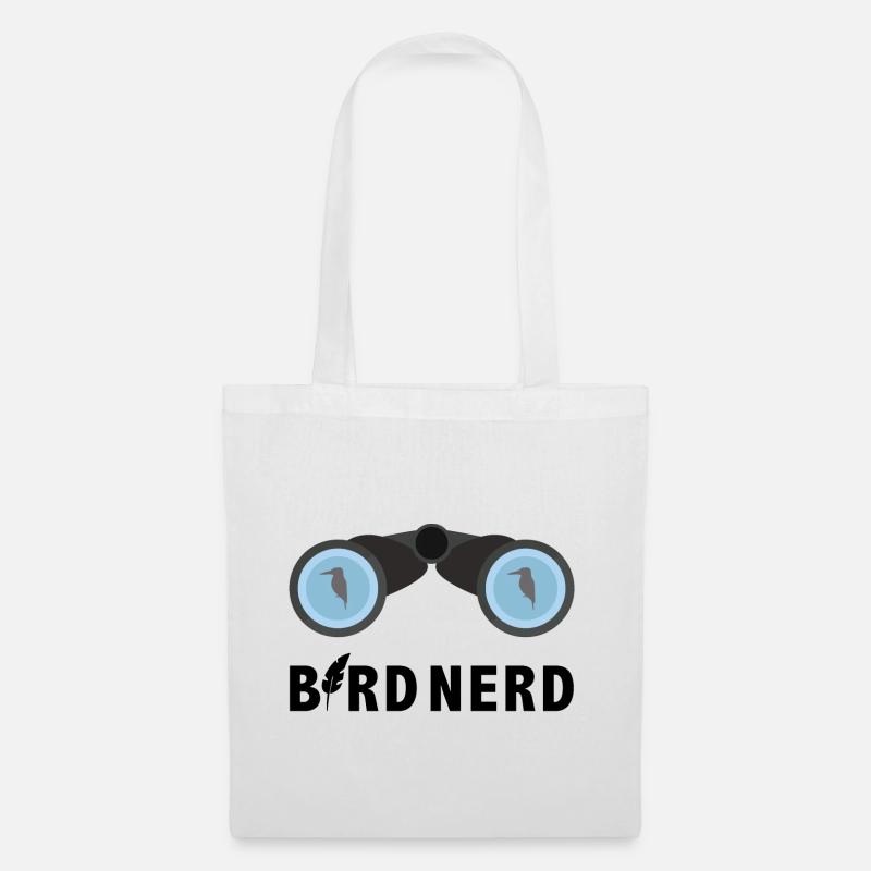 Bird Nerd (birdwatcher) - Tote Bag - white