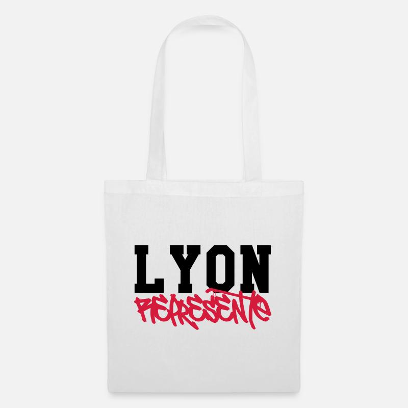Lyon Représente - Sac en tissu - blanc