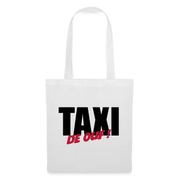 Taxi de ouf ! - Sac en tissu - blanc - Devant