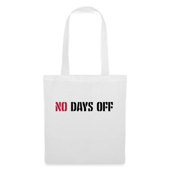 pas de jours de congé devis - Sac en tissu - blanc - Devant