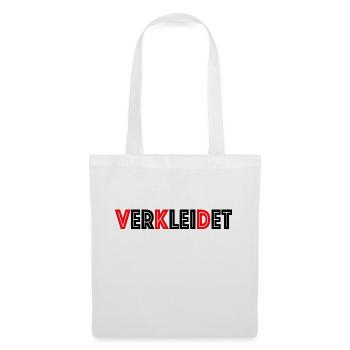 Verkleidet Fasching Karneval Rosenmontag - Stoffbeutel - Weiß - Vorne