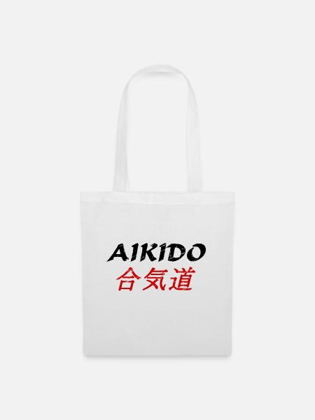 Aikido - Stoffbeutel - Weiß