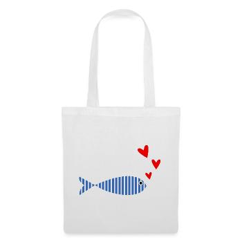 SARDINE. FISH. APRIL FOOL. EASTER. SEA - Tote Bag - white - Front