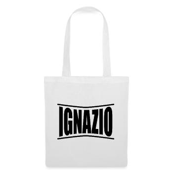 T-Shirt Ignazio T-Shirt Geschenkidee - Stoffbeutel - Weiß - Vorne