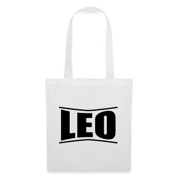 nom du t-shirt Idée cadeau Leo t-shirt - Sac en tissu - blanc - Devant