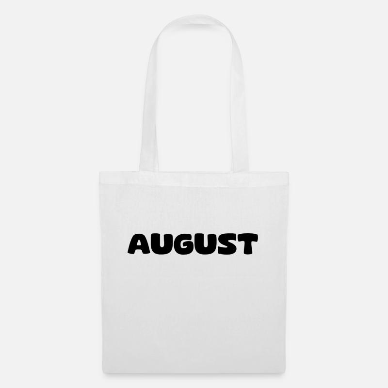 Nom - Août - Sac en tissu - blanc