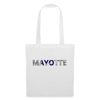 Drapeau Mayotte - Sac en tissu - blanc - Devant