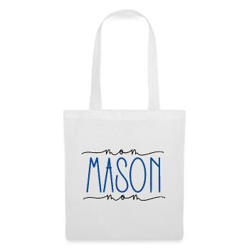 Maurer stolze Mama süßes Geschenk - Stoffbeutel - Weiß - Vorne