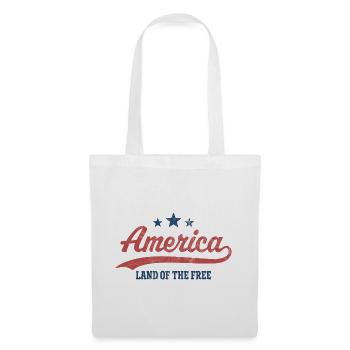 Amerika Land der Freiheit - Stoffbeutel - Weiß - Vorne
