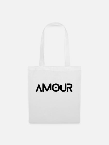 Amour - Stoffbeutel - Weiß