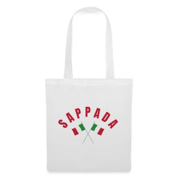 Drapeaux italiens de Sappada - Sac en tissu - blanc - Devant