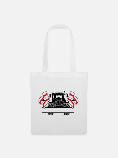 Drenthe_Tractor_Custom_Edition - Stoffbeutel - Weiß
