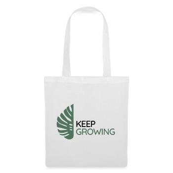 Monstera - Continue de grandir - Sac en tissu - blanc - Devant