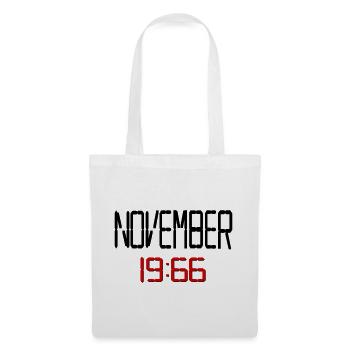 60. Geburtstag November 1966 - Stoffbeutel - Weiß - Vorne