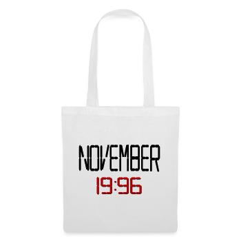 30. Geburtstag, November 1996 - Stoffbeutel - Weiß - Vorne