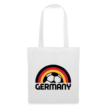 german rainbow soccer - Stoffbeutel - Weiß - Vorne