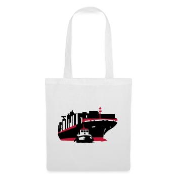 porte-conteneurs - Sac en tissu - blanc - Devant