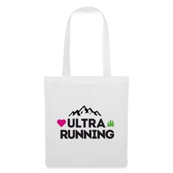 Ultra Running – Meine Liebe - Stoffbeutel - Weiß - Vorne