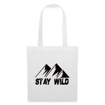 Stay Wild Mountains - Tote Bag - white - Front