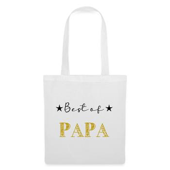 PAPA. VATERTAG. ALLES GUTE ZUM GEBURTSTAG, PAPA. ALLES GUTE ZUM GEBURTSTAG! - Stoffbeutel - Weiß - Vorne
