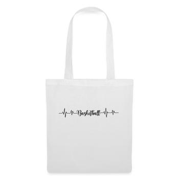 Basketball heartbeat - Tote Bag - white - Front