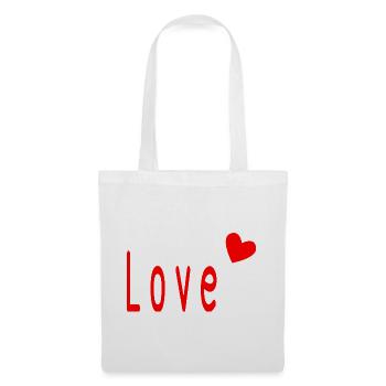 VALENTINE'S DAY. Bachelorette party. I LOVE YOU. I LOVE YOU. LOVE - Tote Bag - white - Front