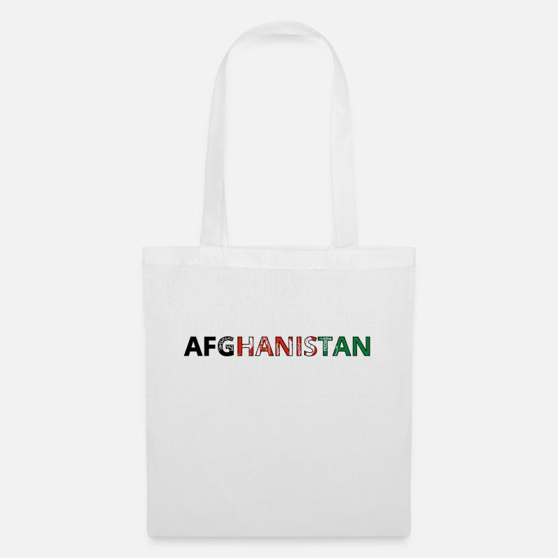 Flagge von Afghanistan - Stoffbeutel - Weiß
