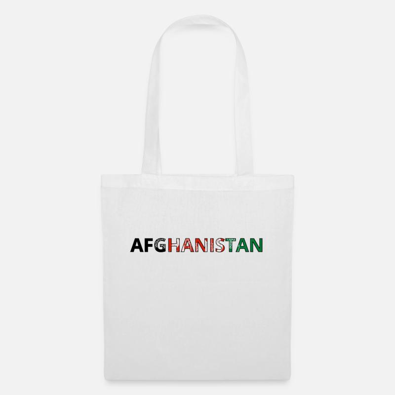 Flagge von Afghanistan - Stoffbeutel - Weiß
