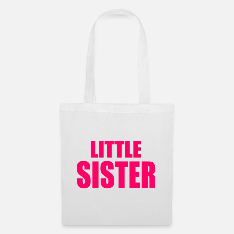 Little sister - Stoffbeutel - Weiß
